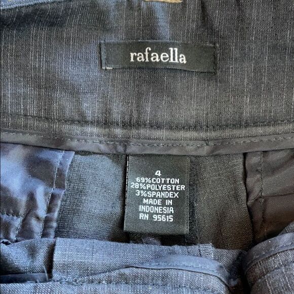 Rafaella Gray textured pattern wide leg trouser - Picture 7 of 9